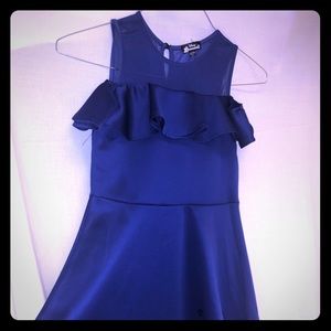 Royal blue girls Disney dress